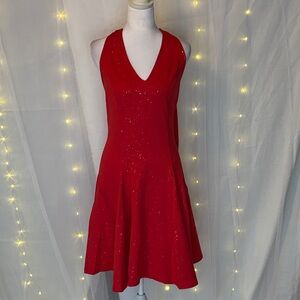 Chic Backless Red Dress
